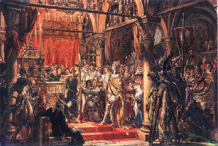 Jan Matejko Koronacja Chrobrego Matejko